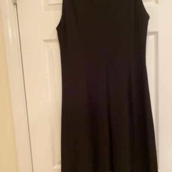 Black dress with  crew beck and grommets - Picture 9 of 11